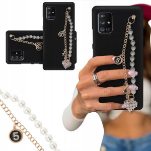ETUI BLINK MATOWY do SAMSUNG A71 5G Perły Serce