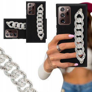 Etui Blink Matowy Do Samsung Note 20 Ultra Łańcuch