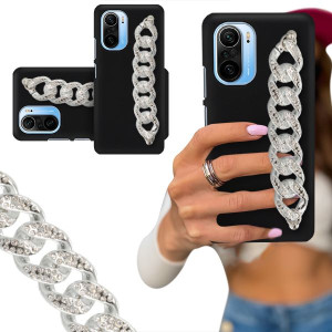 ETUI BLINK MATOWY do XIAOMI Mi 11i Łańcuch Silver