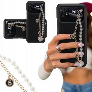 ETUI BLINK MATOWY do XIAOMI POCO C40 Perły Serce