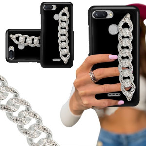 ETUI BLINK MATOWY do XIAOMI REDMI 6 Łańcuch Silver