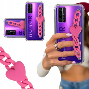ETUI BLINK SHOCK do HUAWEI HONOR 30 Łańcuch Serce