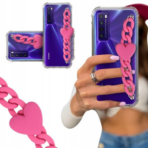 ETUI BLINK SHOCK do HUAWEI NOVA 7 Łańcuszek Serce