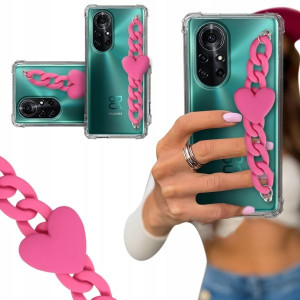 ETUI BLINK SHOCK do HUAWEI NOVA 8 5G Łańcuch Serce