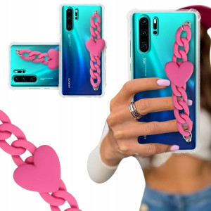 ETUI BLINK SHOCK do HUAWEI P30 PRO Łańcuszek Serce