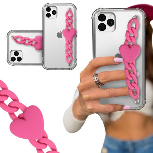 ETUI BLINK SHOCK do IPHONE 11 PRO Łańcuszek Serce