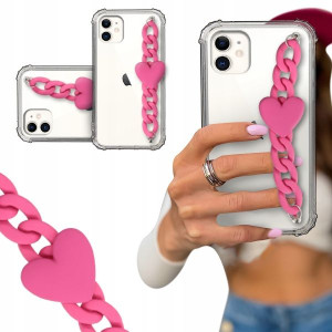 ETUI BLINK SHOCK do IPHONE 11 Łańcuszek z Sercem