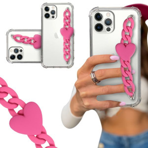 ETUI BLINK SHOCK do IPHONE 12 PRO Łańcuszek Serce