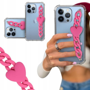 ETUI BLINK SHOCK do IPHONE 13 PRO Łańcuszek Serce