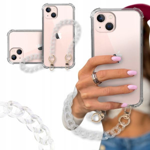 ETUI BLINK SHOCK do IPHONE 13 Złote Karabińczyki