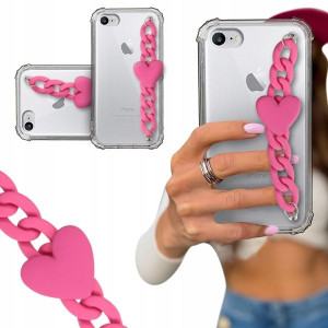 ETUI BLINK SHOCK do IPHONE 8 Łańcuszek z Sercem