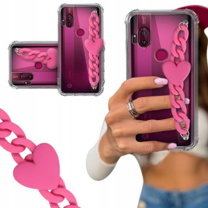 ETUI BLINK SHOCK do MOTOROLA ONE HYPER z Sercem