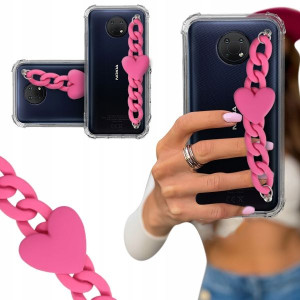 ETUI BLINK SHOCK do NOKIA G20 Łańcuszek z Sercem