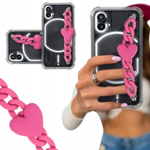 ETUI BLINK SHOCK do NOTHING PHONE 1 Łańcuch Serce