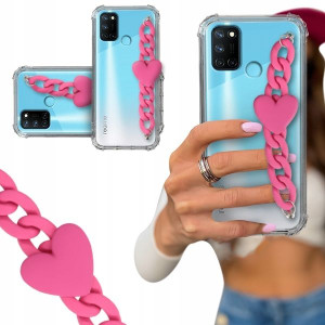 ETUI BLINK SHOCK do REALME 7i Łańcuszek z Sercem