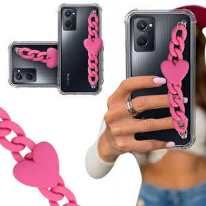 ETUI BLINK SHOCK do REALME 9i Łańcuszek z Sercem