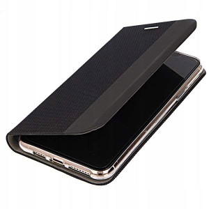 Etui Book Sensitive Czarny Do Iphone 8 Case Klapka