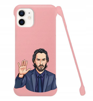 Etui COBY Matowe Róż do IPHONE 12 Kreskówki Wzory