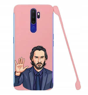 Etui COBY Matowe Róż do OPPO A5 2020 Cartoon Wzory