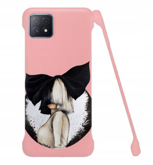Etui COBY Matowe Róż do OPPO A72 5G Cartoon Wzory