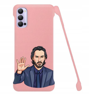 Etui COBY Matowe Róż do OPPO RENO 4 Cartoon Wzory