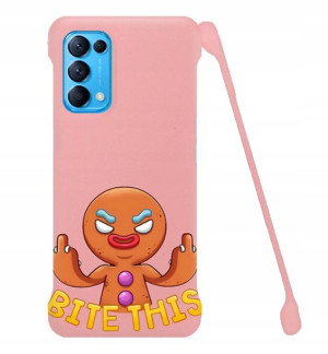 Etui COBY Matowe Róż do OPPO RENO 5 Cartoon Wzory