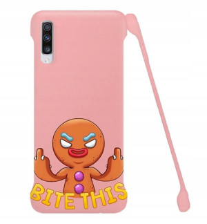 Etui COBY Matowe Róż do SAMSUNG A70 Cartoon Wzory