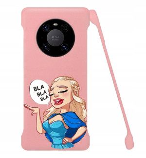 Etui COBY Róż do HUAWEI MATE 40 PRO Cartoon Wzory