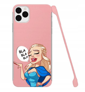 Etui COBY Róż do IPHONE 11 PRO MAX Cartoon Wzory