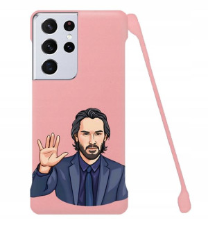 Etui COBY Róż do SAMSUNG S21 ULTRA Cartoon Wzory