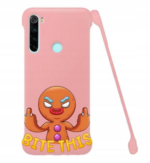 Etui COBY Róż do XIAOMI REDMI NOTE 8 Cartoon Wzory
