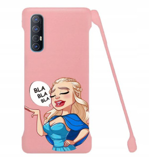 Etui COBY Różowy do OPPO RENO 3 PRO Cartoon Wzory