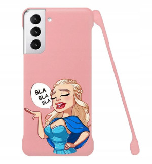 Etui COBY Różowy do SAMSUNG S21 PLUS Cartoon Wzory