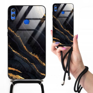 Etui Cross Glam do HUAWEI HONOR 8X Marmurki Wzory