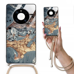 Etui Cross Glam do HUAWEI MATE 40 Marmurki Wzory