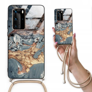 Etui Cross Glam do HUAWEI P40 PRO Marmurki Wzory