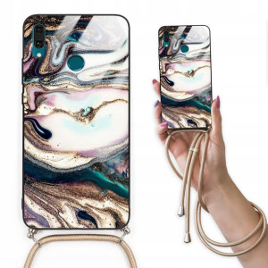 Etui Cross Glam do HUAWEI Y9 2019 Marmurki Wzory