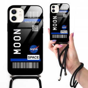 Etui Cross Glam do IPHONE 12 Czarny Misie Wzory