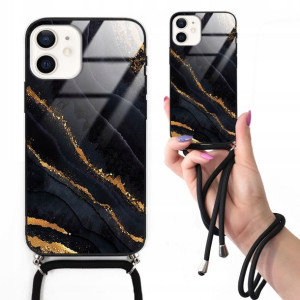 Etui Cross Glam do IPHONE 12 MINI Marmurki Wzory