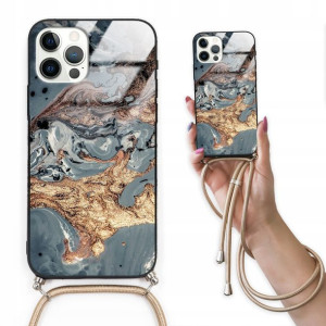 Etui Cross Glam do IPHONE 12 PRO Marmurki Wzory