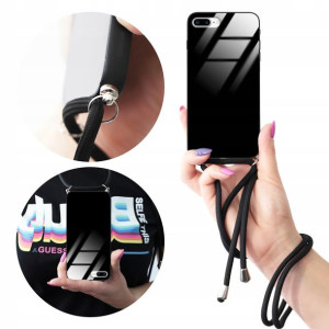 Etui Cross Glam do IPHONE 7/8 PLUS Czarny Sznurek