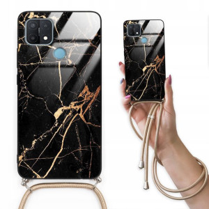 Etui Cross Glam do OPPO A15s Top Marmurki Wzory