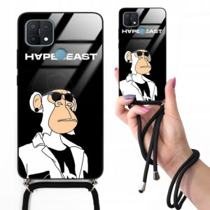 Etui Cross Glam do OPPO A35 Czarny Bearbrick Wzory