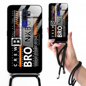 Etui Cross Glam do OPPO A5 2020 Czarny Misie Wzory