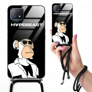Etui Cross Glam do OPPO A72 5G Czarny Misie Wzory