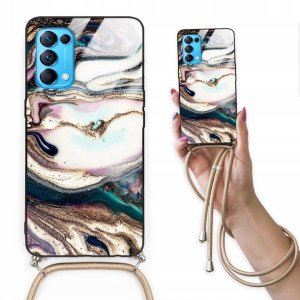 Etui Cross Glam do OPPO RENO 5 Top Marmurki Wzory