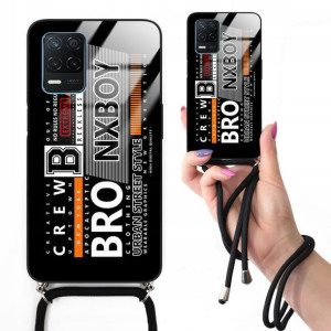 Etui Cross Glam do REALME 8 5G Czarny Misie Wzory