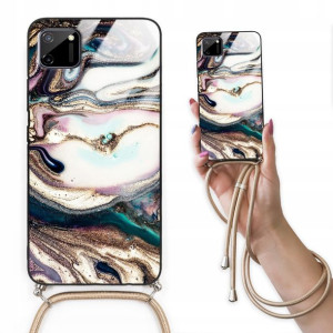 Etui Cross Glam do REALME C11 Top Marmurki Wzory