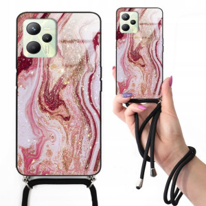 Etui Cross Glam do REALME C35 Case Marmurki Wzory