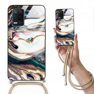 Etui Cross Glam do REALME V13 5G Marmurki Wzory